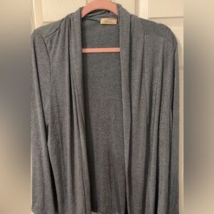 Choices Heather Gray Cardigan